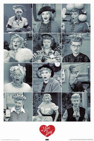 LOVE LUCY – FUNNY FACES POSTER – 24×36 SHRINK WRAPPED – LUCILLE ...