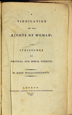 ... Vindication Of The Rights Of Women Women's history month: women