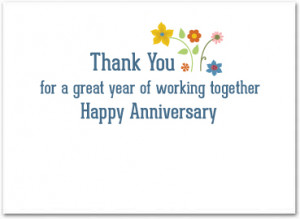 Business Anniversary Wishes My custom inside greeting