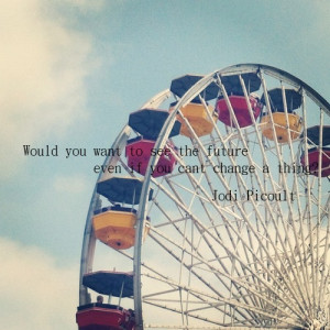 Would you want to see the future even if you can't change a thing?