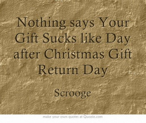 ... Gift Sucks