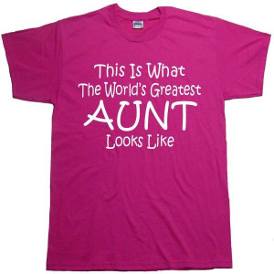 Details about Worlds Greatest AUNT Mothers Day Birthday Gift Funny T ...