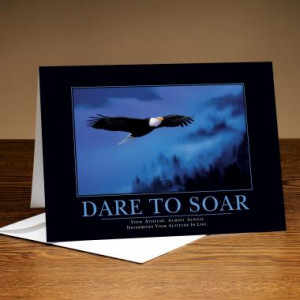 Dare to Soar Eagle 25-Pack Greeting Cards