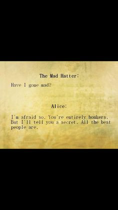 alice in wonderland quote more mad hatter quotes mad hatters alice in ...