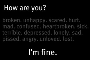 Im Fine I'm fine. by wolvesrock15