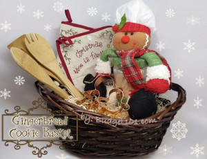 Homemade Gingerbread Gift Basket