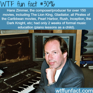 Hans Zimmer, the composer behind 150 movies - WTF fun facts