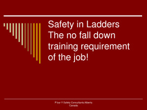 Ladder Safety Powerpoint