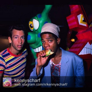Pop artist Kenny Scharf wins the #TBT award this week for his picture ...