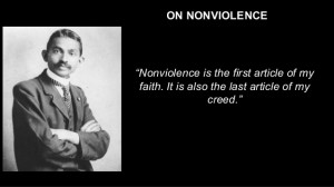 Mahatma Gandhi Nonviolence Quotes On nonviolence nonviolence