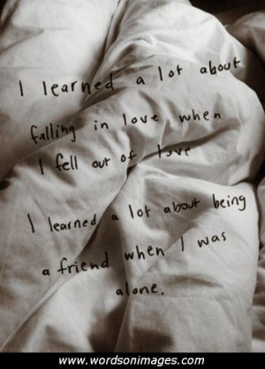 Falling out of love quotes