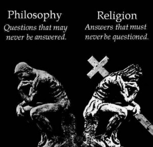 philosophy vs religion