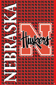... of Nebraska HUSKERS N Logo Poster - Cornhuskers - NCAA, Costacos 2005