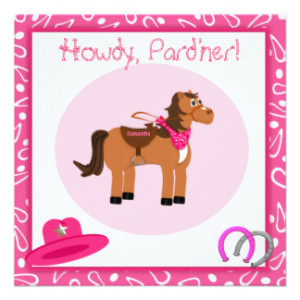 ... and Pink Paisley Cowgirl Birthday Party 5.25
