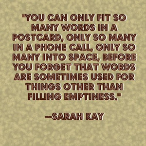 quotes sarah kay poetry words advice