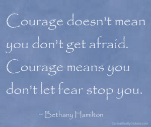 Courage and attitude