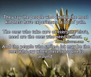 Caring People Quotes They say the people who