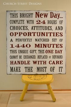 ... Quote Sign- Hand Painted Wooden Sign - by Church Street Designs