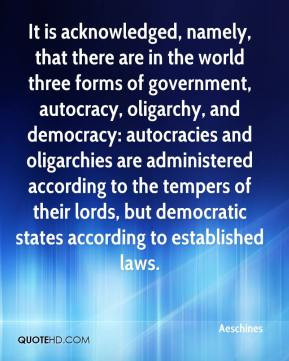 It is acknowledged, namely, that there are in the world three forms of ...