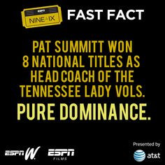 Want to know the real Pat Summitt? The Nine for IX film 