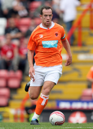 Charlie Adams Charlie Adams of Blackpool in action during the pre