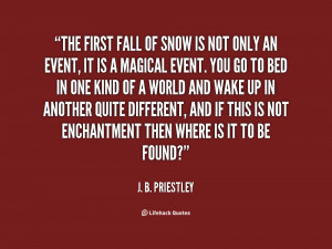 First Snow Quotes