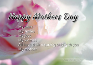Beautiful 2015 Mother’s Day Sms Quotes