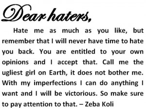 haters quotes tumblr haters quotes2 300 300 haters dear haters quotes ...