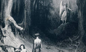Adam, Eve, and Archangel Michael
