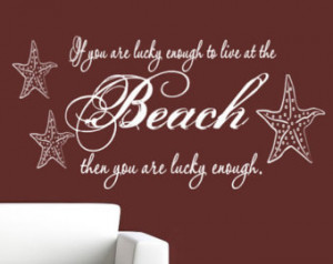 ... to live at the Beach then you are lucky enough with starfish decor