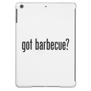 Funny Barbecue Sayings iPad Accessories