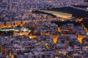Parthenon Night Athens Greece