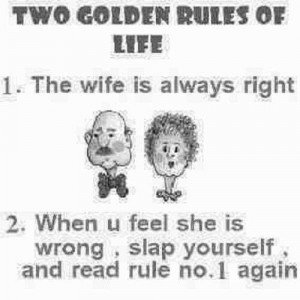 Golden rules....