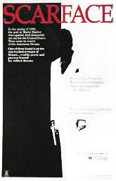 Scarface poster starring Al Panico, 'He loved the American Dream with ...