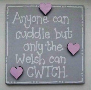 Originating from Welsh cwts, cwtsh an endearing term for hugs and ...