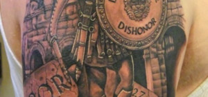 ... men warrior dragon greek quote tattoo 550 x 413 warrior quotes tattoos