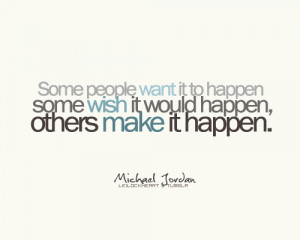 some people want it to happen