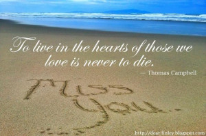 quotes about death of a loved one remembered