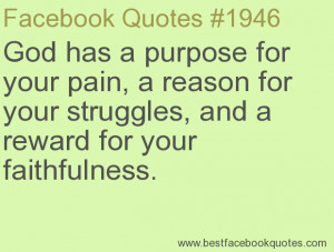 ... reward for your faithfulness.-Best Facebook Quotes, Facebook Sayings