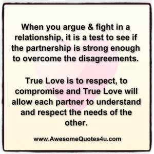When you argue & fight in a relationship, it is a test