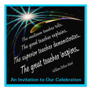 Teacher Graduation Invitation from Zazzle.com