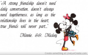 Minnie And Mickey Mouse Quote Picture by IiAmRidaBoo - Inspiring Photo
