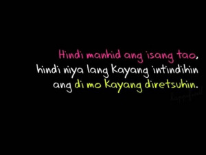 Di mo kayang diretsuhin..