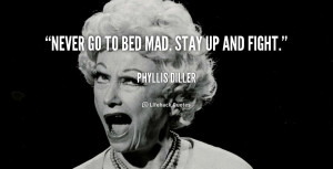 Going To Bed Angry Quotes