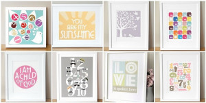 framed sayings for nursery!