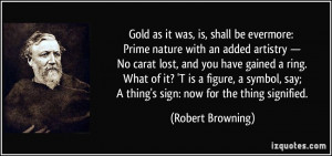 Gold as it was, is, shall be evermore: Prime nature with an added ...