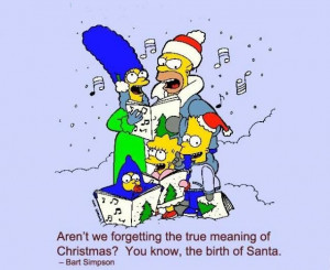 bart simpson christmas quotes