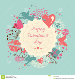 valentine-s-day-greeting-card-valentines-vintage-colors-elements-retro ...