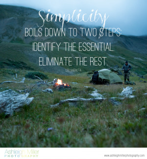 ... , Boils Down To Two Steps Identify The Essential Eliminate The Rest