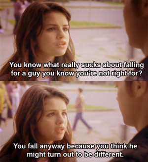 quote #love #selena gomez #another cinderella story #falling inlove